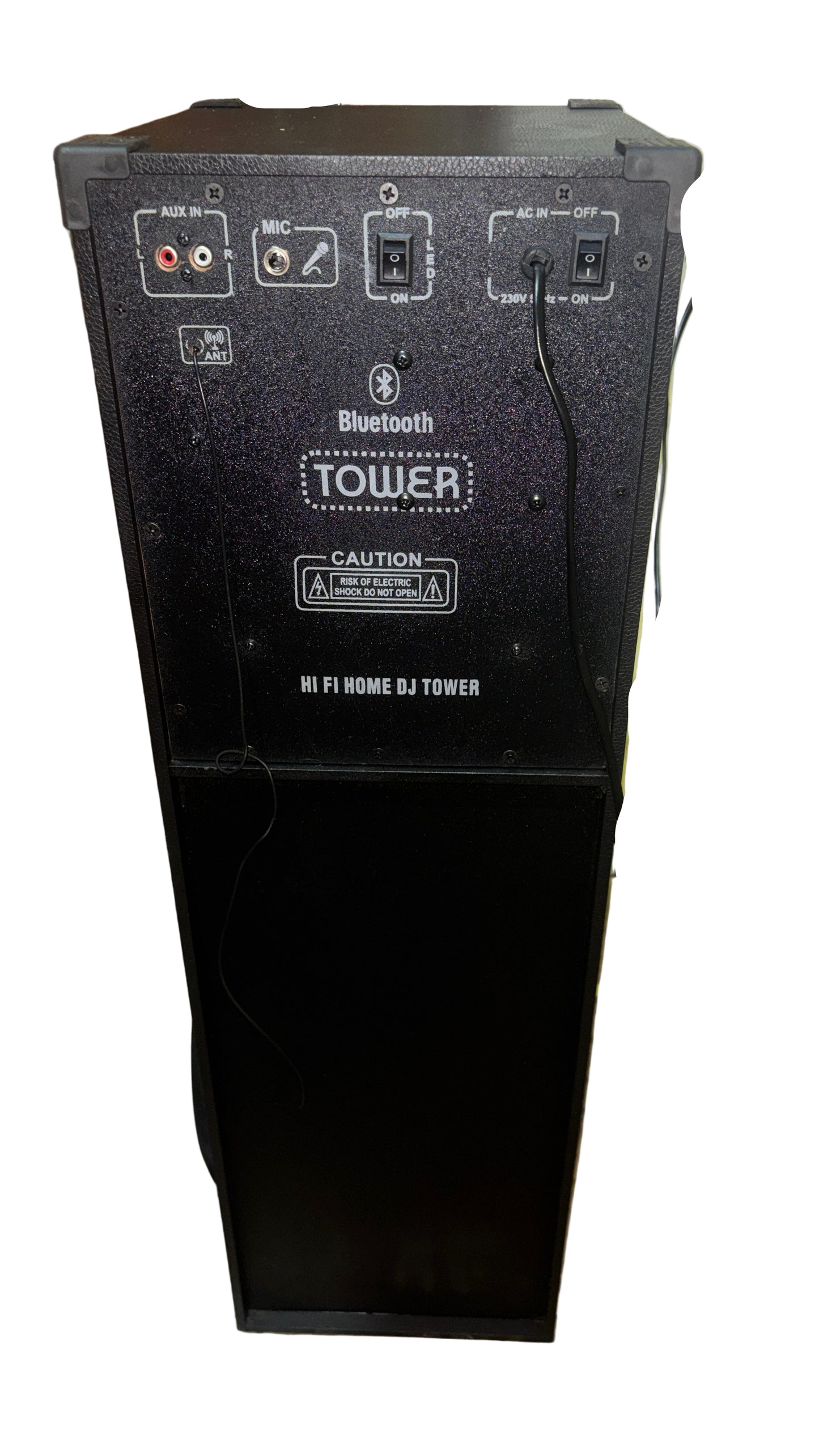 MAHA LSK GABBAR 2.1 Hi-Fi Floor Standing Multimedia Speaker System with Dual 8" Woofers and RGB Lights