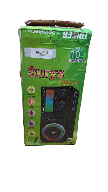 MAHA LSK GABBAR 2.1 Hi-Fi Floor Standing Speaker System with Dual 8" Woofers, Bluetooth & BIG BASS