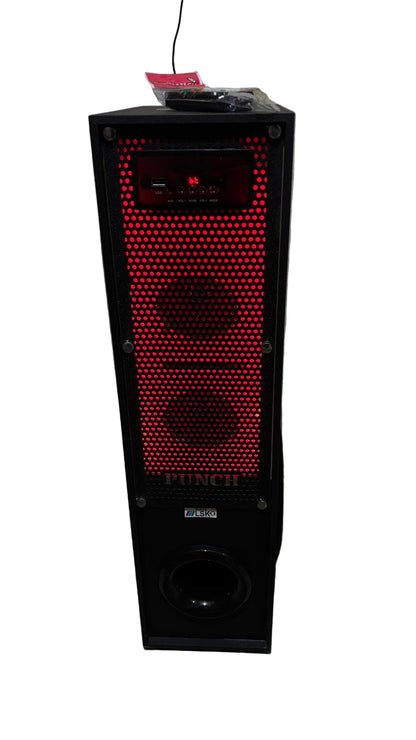 Maha LSK PUNCH Tower Speaker - 8" Hi-Fi Bass, Karaoke Ready with ECHO, & Power Sound