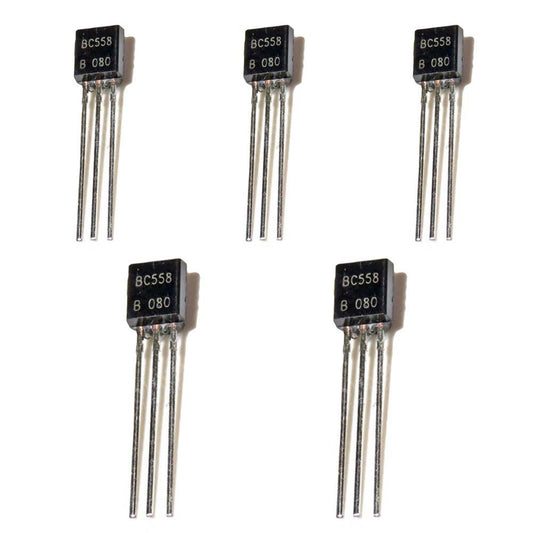 BC558 Transistor (Pack of 5)