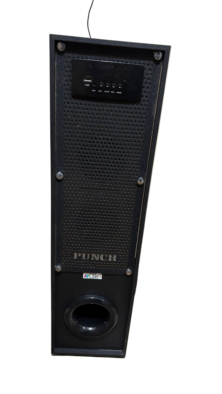 Maha LSK PUNCH Tower Speaker - 8" Hi-Fi Bass, Karaoke Ready with ECHO, & Power Sound