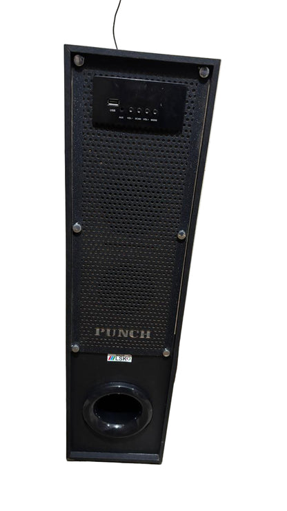 Maha LSK PUNCH Tower Speaker - 8" Hi-Fi Bass, Karaoke Ready with ECHO, & Power Sound