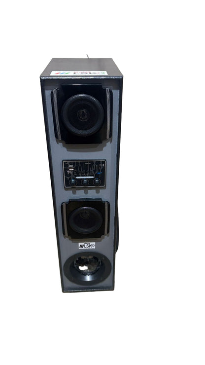 Maha LSKO DJ Mini 30000W PMPO Tower Speaker with TWS, Disco LED Lights & HI-FI Bass
