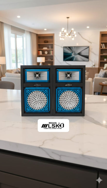 MAHA LSK BIG BLASTER Tower Speaker with Dual 5" Woofers, 28000W PMPO & HEAVY BASS