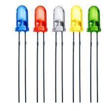 Led Combo (R-G-Y-B-W) 5mm 10pcs each
