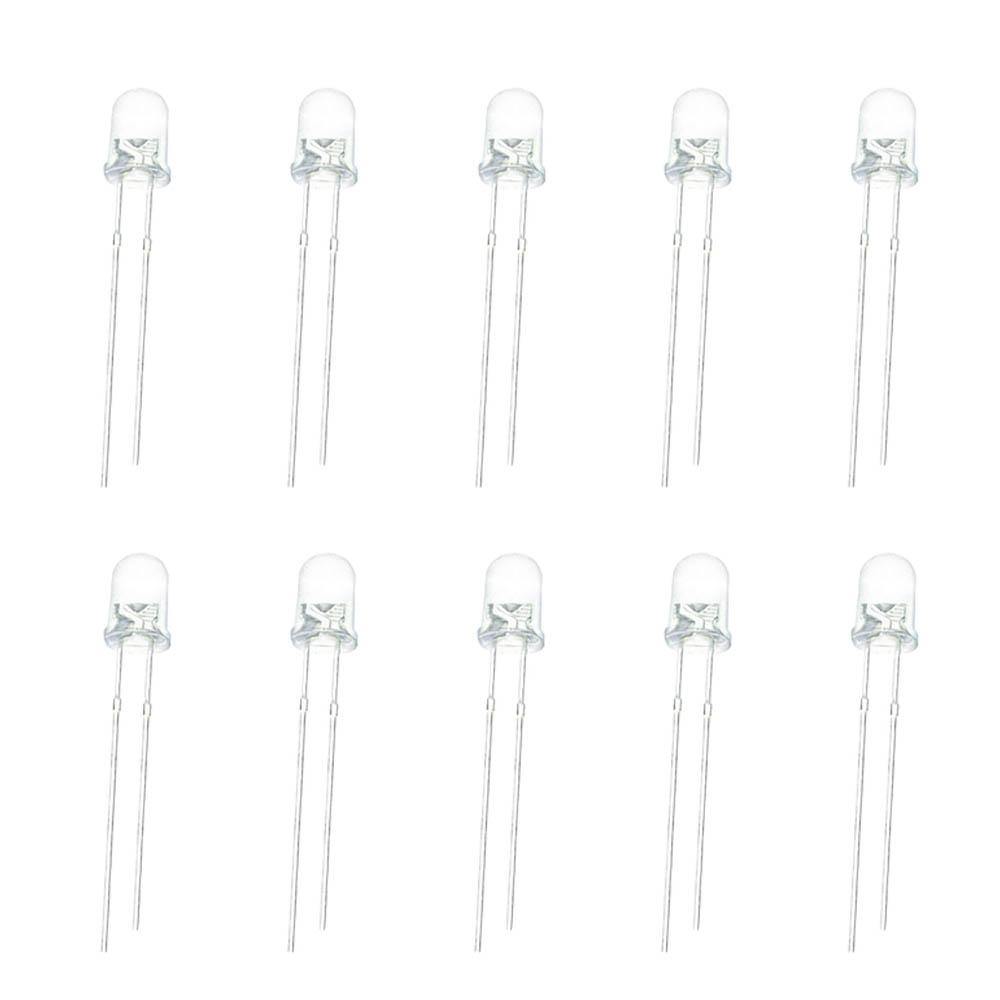 3mm White LED (Pack of 10)