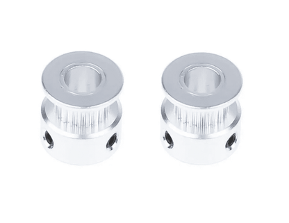 GT2 20T 8mm Bore Pulley – Smooth belt drive part. -3D Printer Accessories -Robocraze