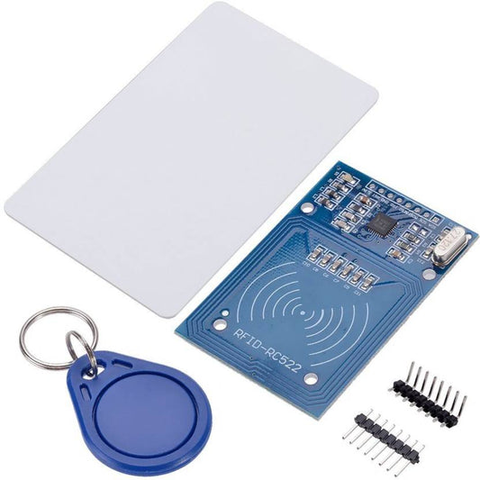 RC522 RFID 13.56MHZ Reader Writer Module - RC522 RFID Module 13.56MHz for contactless card reading & writing. -Robocraze