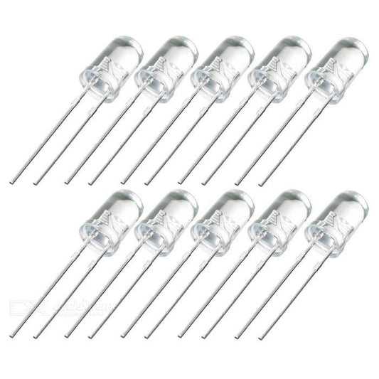5mm White Led (Pack of 10)