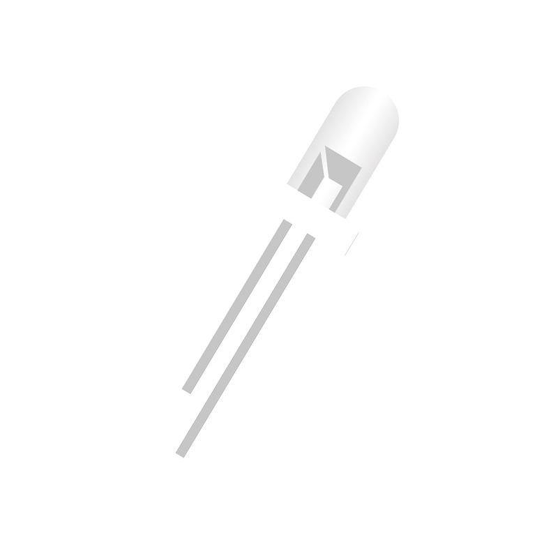 3mm White Red LED (Pack of 10)