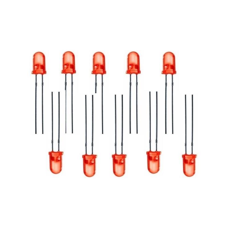 3mm Red Led (Pack of 10)