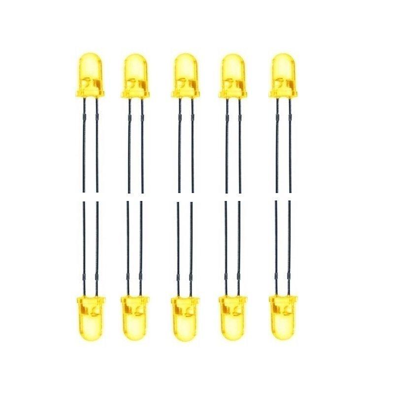 3 mm Yellow LED (Pack of 10)
