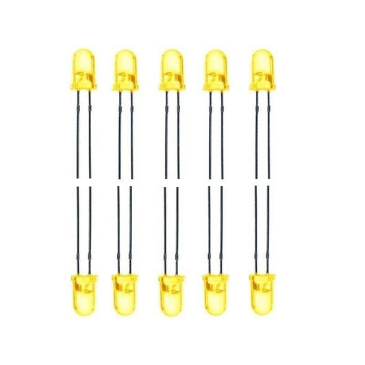 3 mm Yellow LED (Pack of 10)