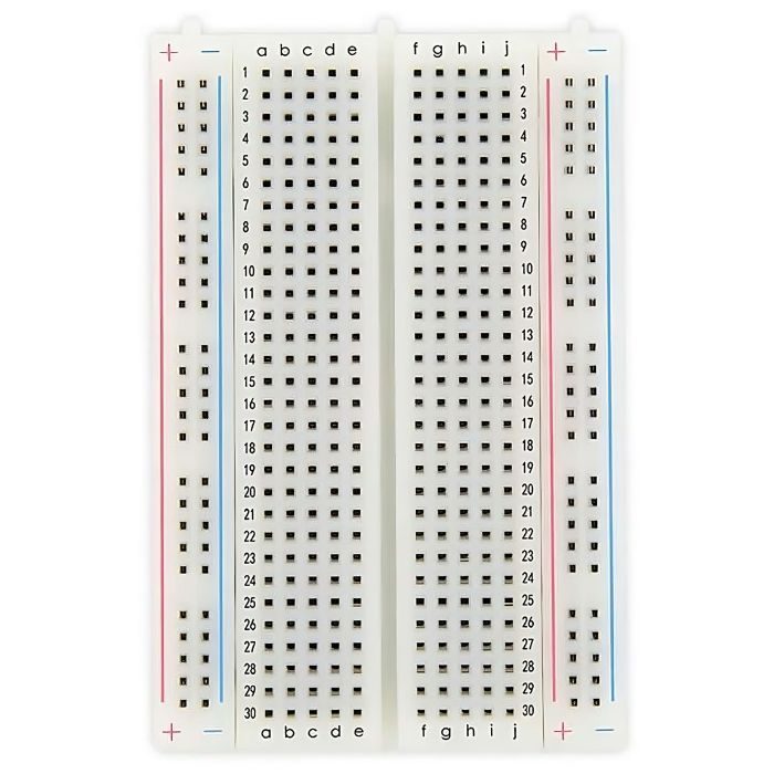 400 Tie Points Solderless Breadboard – Medium-sized breadboard for Arduino & projects. Electronic Components - Robocraze