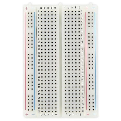 400 Tie Points Solderless Breadboard – Medium-sized breadboard for Arduino & projects. Electronic Components - Robocraze