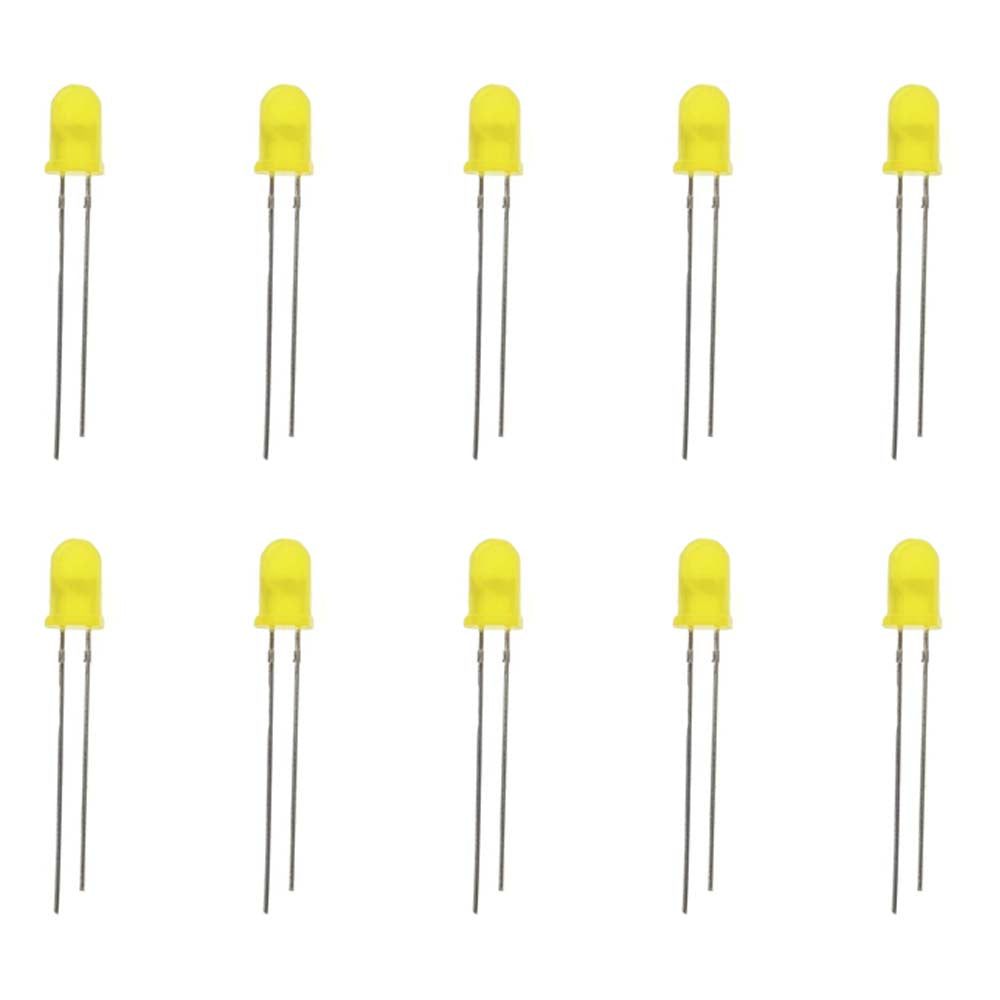 5mm Yellow LED(Pack of 10)