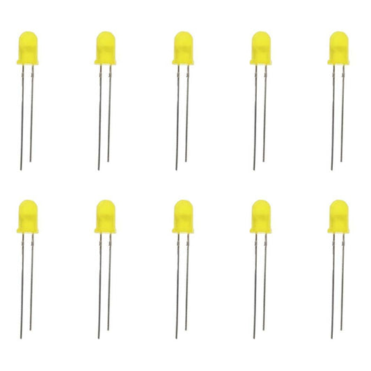 5mm Yellow LED(Pack of 10)